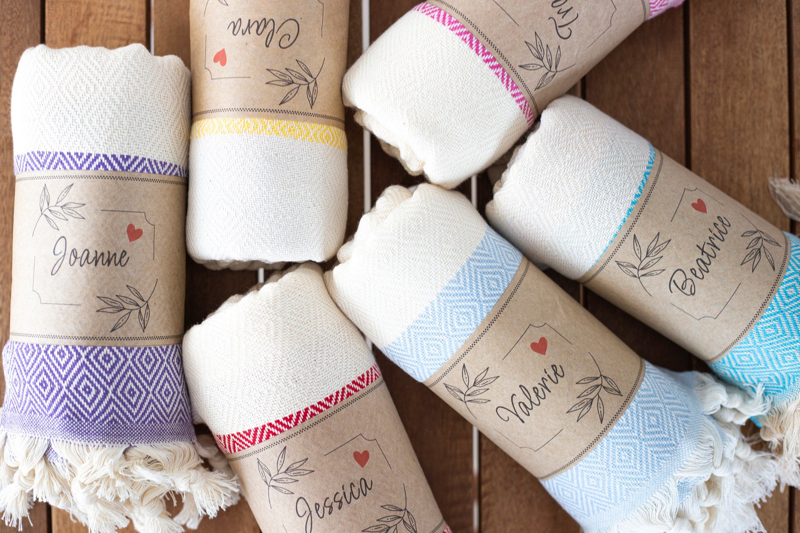 Personalized Beach Towel Wedding Favors Bridesmaid Favors Etsy