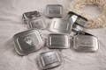 Lunch box with divider / subdivision / 2 - 3 compartments lunch box stainless steel personalized / name product logo