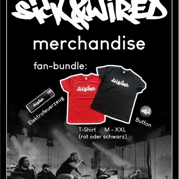 SICK&WIRED merchandise fan-bundle