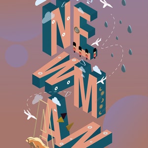 Customised Isometric Poster Wallpaper