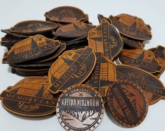 Leather Patches | Custom Leather Patches | Custom Engrave Patches | Leather Logo | Leather Patch | Custom Engraved Patch | Laser Etching