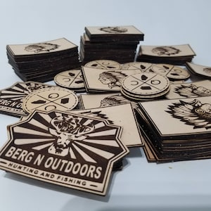 Custom Leather Patches | Leather Patch Gift | Laser Engraved Leather Patches | Hat Patch | Backpack Patches | Custom Patches | Bulk Patches