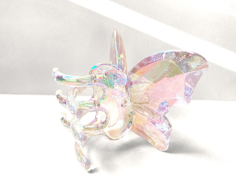 Plastic Crystals Butterfly Hair Clip Butterfly Hair Claw Etsy