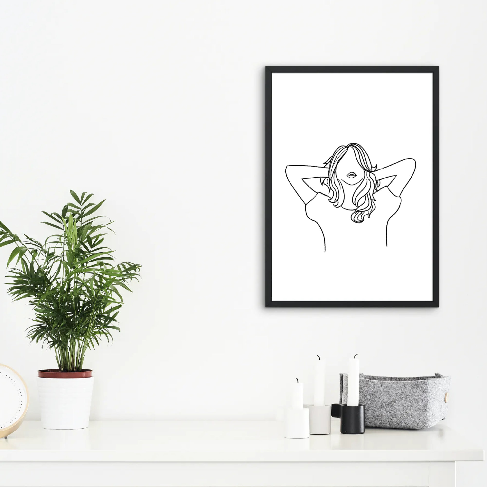 GIRLY WALL ART Cute Girl Wall Art Cute Wall Decor Etsy