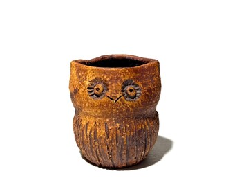 Mini Vintage Pottery Owl