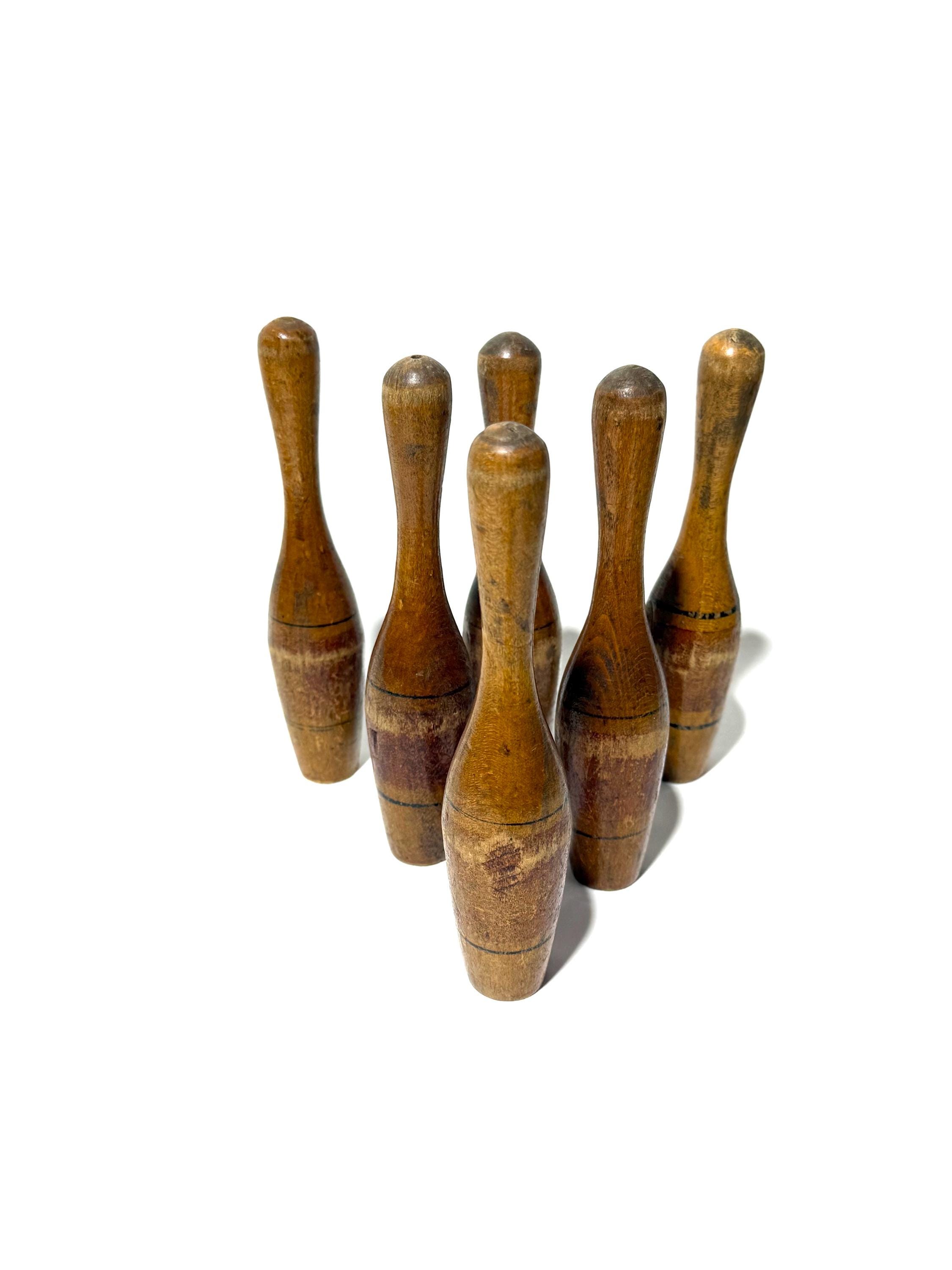 Antique Bowling Set - Etsy