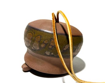 Vintage Mid Century Terra Cotta Pottery Bell