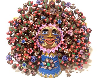 Vintage Mexican Tree of Life Candelabra