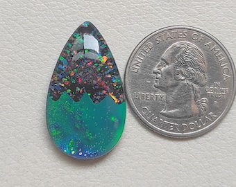 Aurora Opal Doublet Gemstone, Cabochon, Gemstone Stones, Make For Jewelry!!!