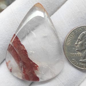 Natural Cherry Quartz Cabochon, Crystal Cherry Quartz Loose Stone, Cherry Quartz Gemstone For Making Pendant Necklace Jewelry!!!