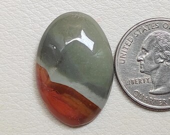 Natural Polychrome Jasper Cabochon
