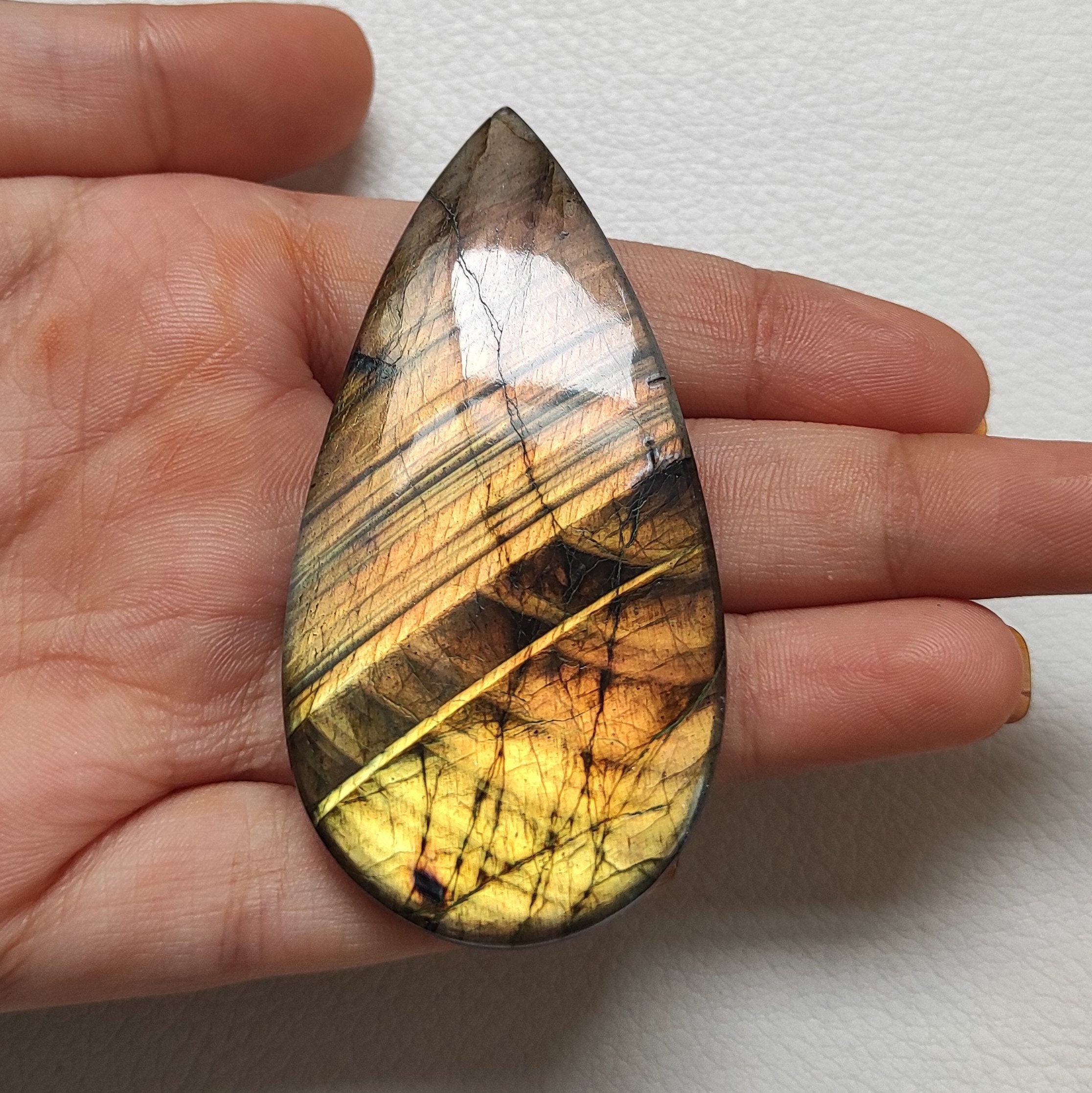 AAA TOP Unique Rainbow Labradorite Cabochon Gemstone Natural Etsy