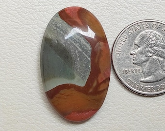 Natural Polychrome Jasper Cabochon