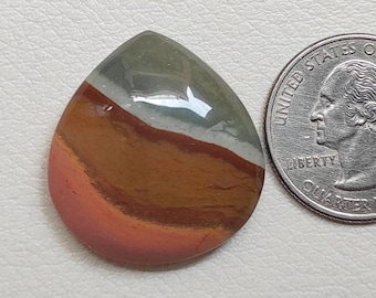 Natural Polychrome Jasper Cabochon