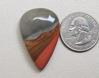 Natural Polychrome Jasper Cabochon