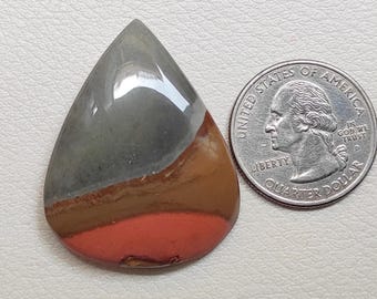 Natural Polychrome Jasper Cabochon