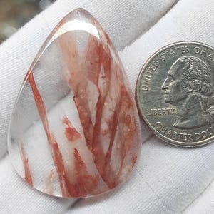 Natural Cherry Quartz Cabochon, Crystal Cherry Quartz Loose Stone, Cherry Quartz Gemstone For Making Pendant Necklace Jewelry!!!