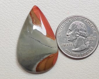 Natural Polychrome Jasper Cabochon