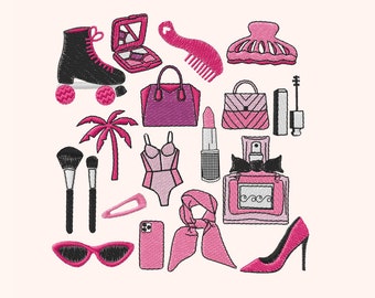 Mini Accessories Embroidery Design Bundle