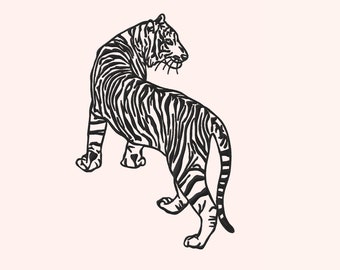 Tiger Machine Embroidery Design