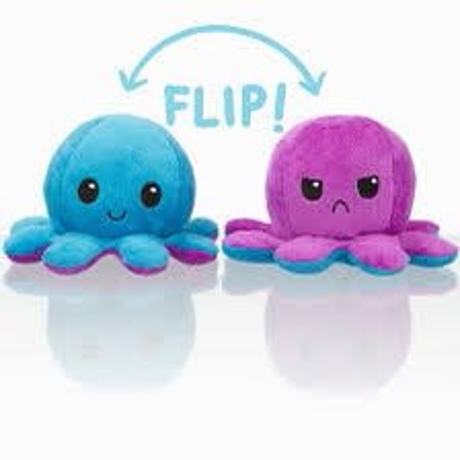 Reversible Flip Octopus Plush Soft Stuffed Toys Purple And | Etsy