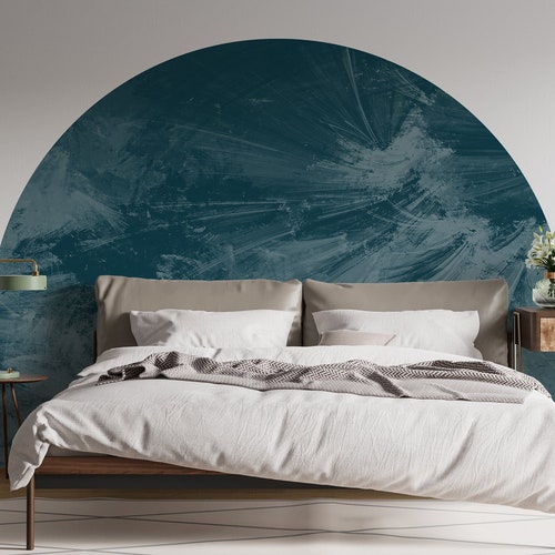 Arch Headboard Wall Decal Removable Bed Arch Sticker Pattern Etsy