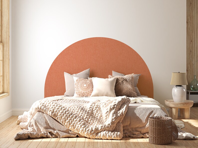 Arch Headboard Wall Decal Removable Bed Arch Sticker Bed Etsy