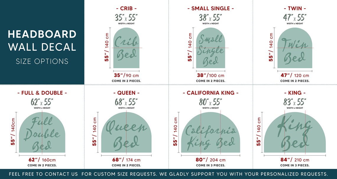 Headboard Wall Stickers Removable Boho Arch Decal Color - Etsy