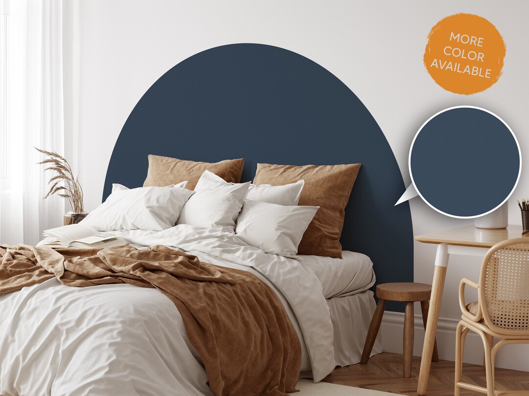 Arch Headboard Wall Decal Removable Bed Arch Sticker Bed Etsy