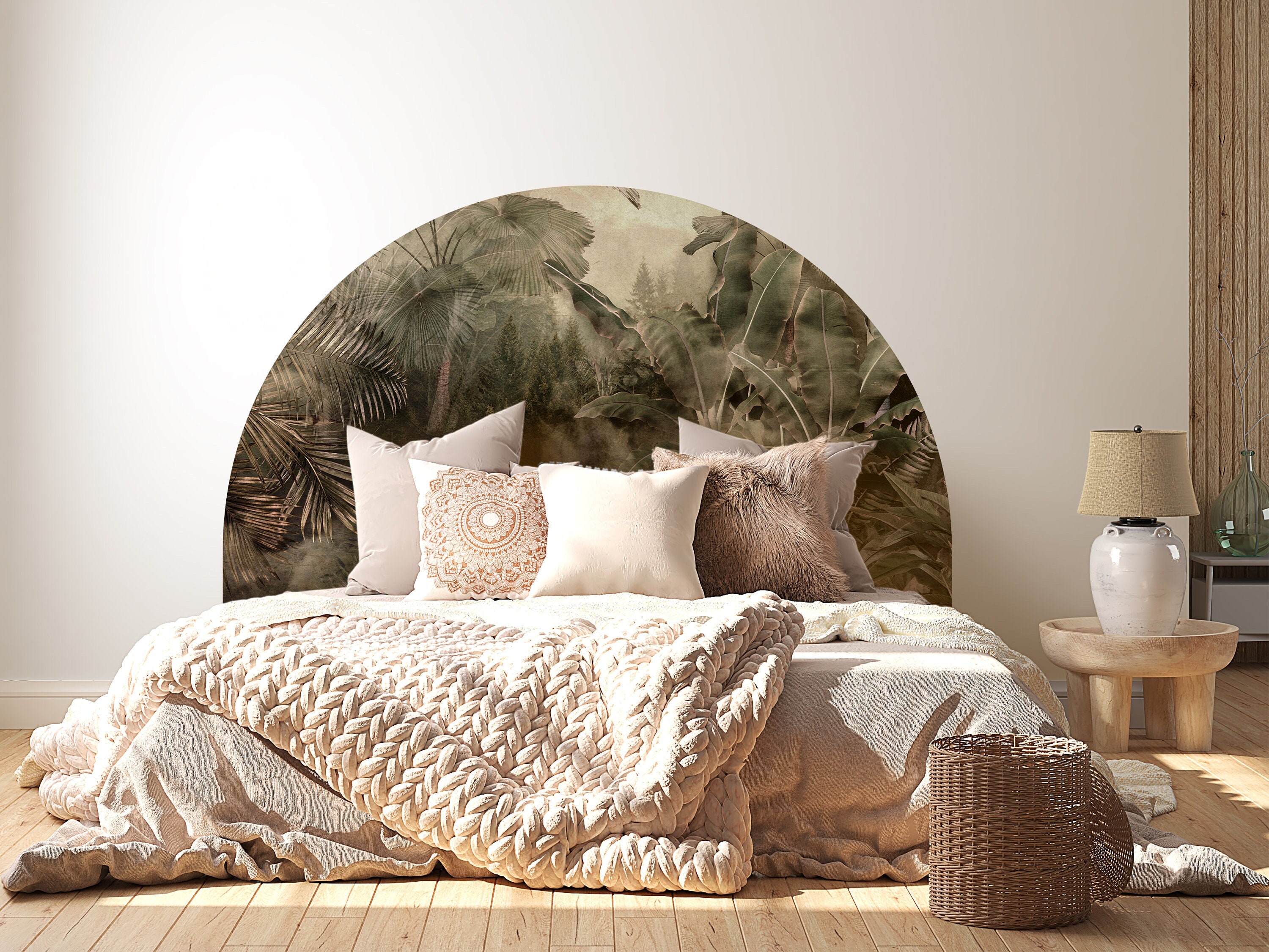Seagrass headboard king size deals