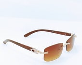 Saucey Vintage Retro (Brown Brown wood) (for Men women)