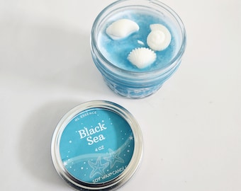 Summer Candle/ Beach Theme Candle/ Soy Candle/ Summer Gift/ Summer Decor/ Housewarming Gift