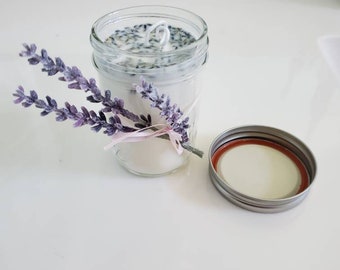Lavender Soy Wax Candle/ Artisan Candle/ Home Decor/ Gift/ Housewarming