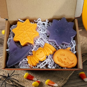 Mydło na Halloween/Mydło ręcznie robione na Halloween/Pudełko na mydło/Zestaw prezentowy na mydło na Halloween