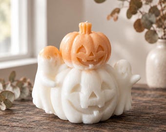 Pumpkin Shaped Halloween Soap/ Handmade/ Artisan/ Sensitive Skin/ Halloween Boo Basket