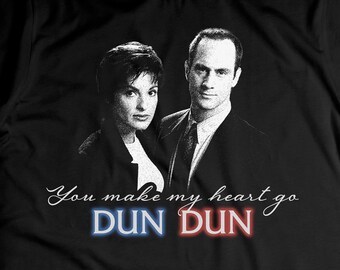 SVU, vous faites rêver mon coeur | T-shirt SVU pour la loi et l'ordre | Olivia Benson | Écurie d'Elliot | Fan de la loi et de l'ordre | T-shirt SVU pour la Saint-Valentin