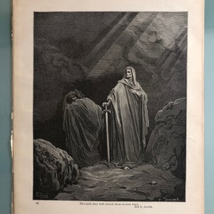GODS - Illustration by Gustave Doré - Original from "Milton's Paradise Lost" Circa 1885