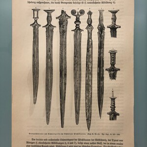 SWORDS - Original from “Der Mensch”- Circa 1887