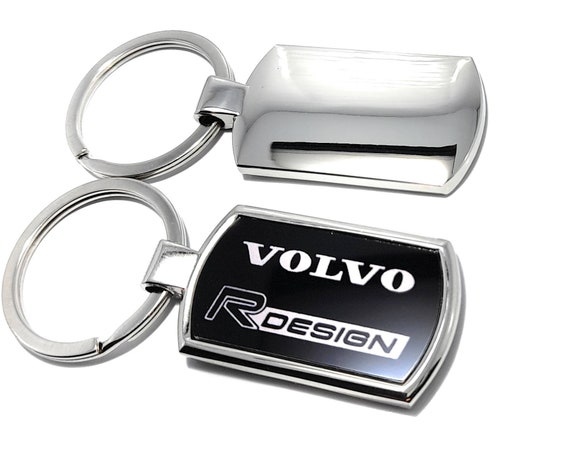 VOLVO High Quality Heavy Chrome Metal Car Logo Keyring Key Fob Keychain 
