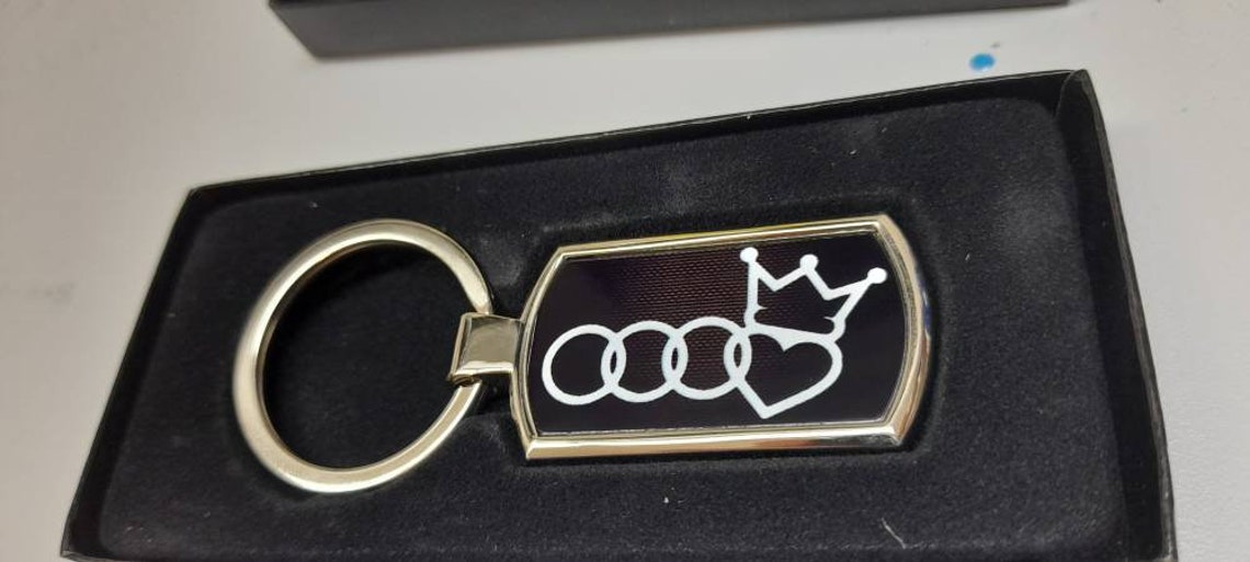 Audi Liebe Ringe Schlüsselanhänger Geschenk Geburtstag Chrom Etsy.de