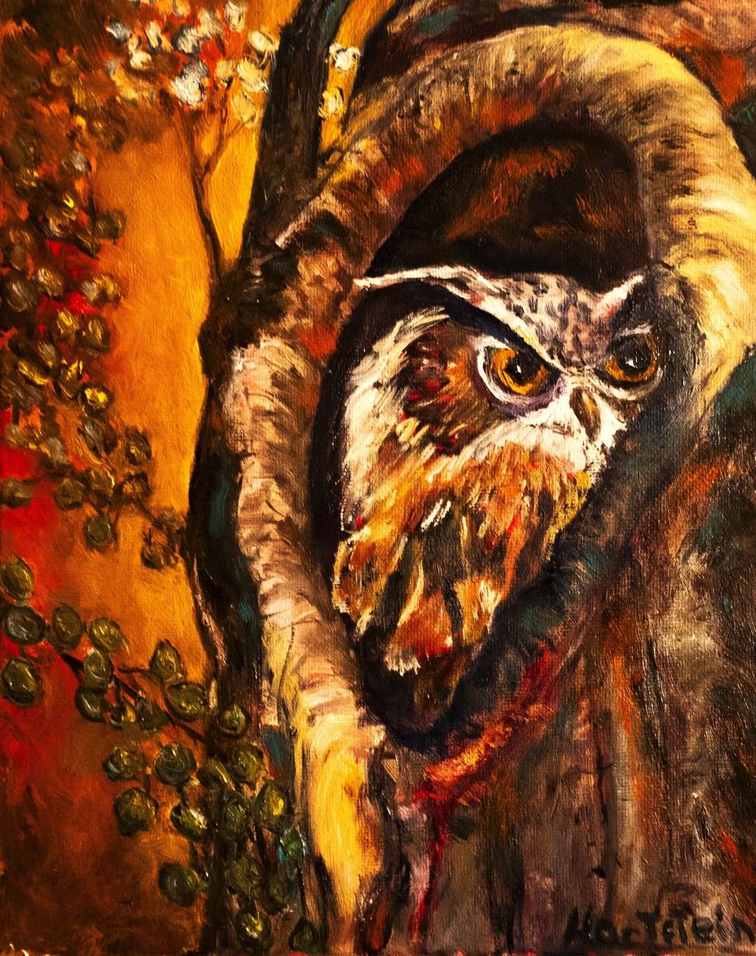 Dont Give A Hoot Original Art - Etsy