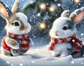 Rabbits Mug Wrap: 32 Unique Sublimation Designs (Digital Download)