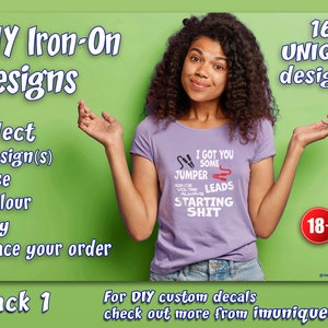 Rude Fun and Sarcastic DIY opstrijkbare stickers HTV Heat Transfer Vinyl voor t-shirts, hoodies en jassen, voor vaderdag beste vader voor hem voor haar
