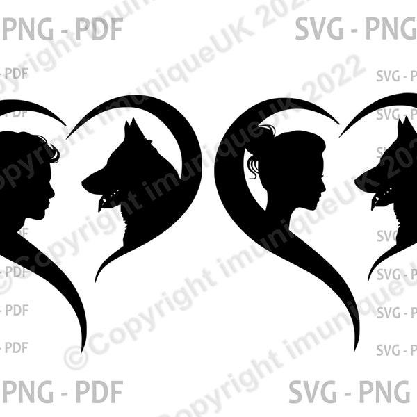 Love My Alsatian digital download files SVG PNG PDF for digital cutting machines. For craft with Cricut design space, Silhouette cutting