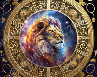 Zodiac Star Signs Art: Horoscope Fantasy Clipart (Digital Download)