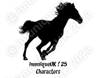 Custom Horse Iron On Decal: Easy HTV Heat Transfer