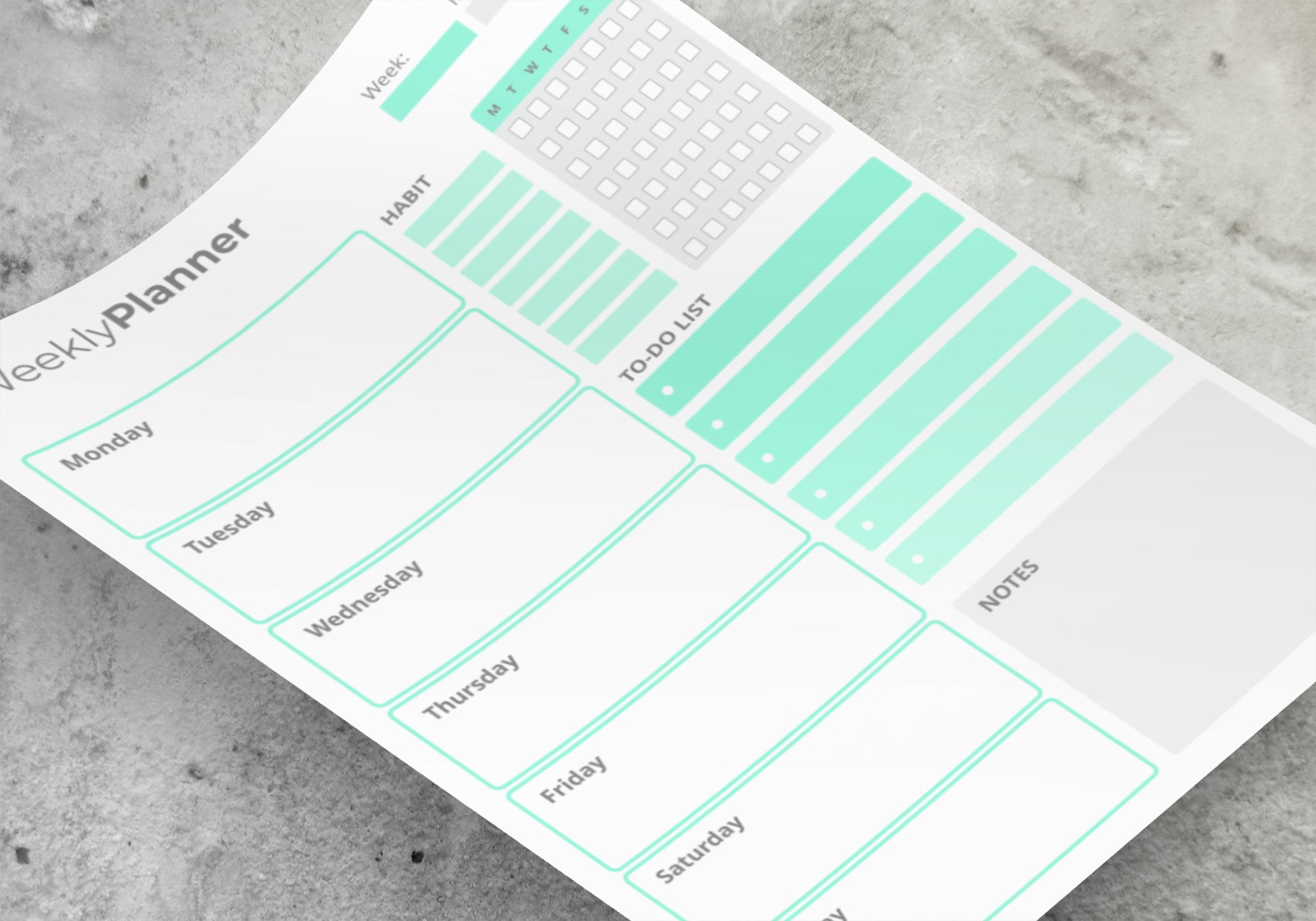 Printable Daily & Weekly Planner Bundle (digital Download) - Etsy