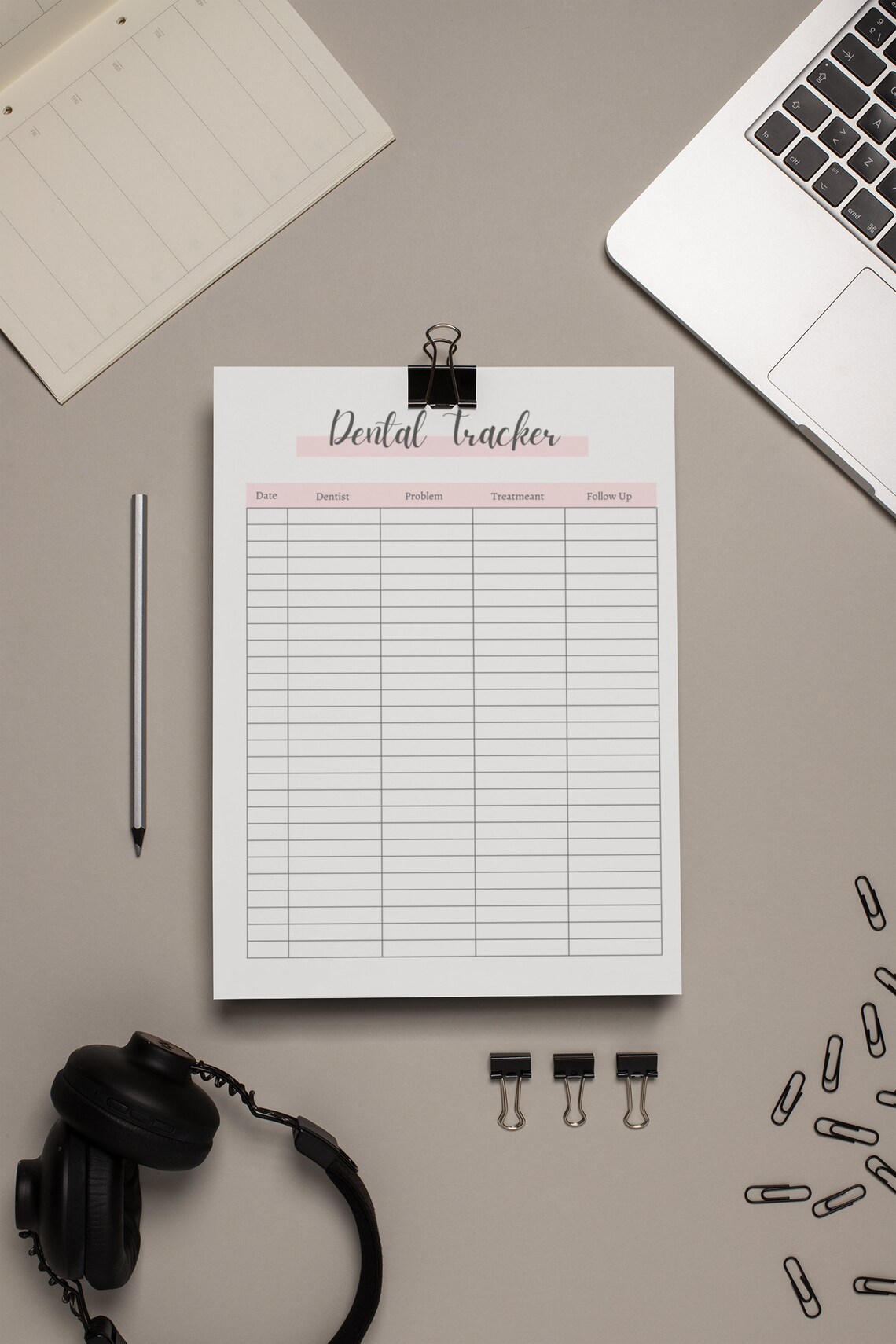 Dental Planner Dentist Planner Tracker Dentist Appointment Etsy UK