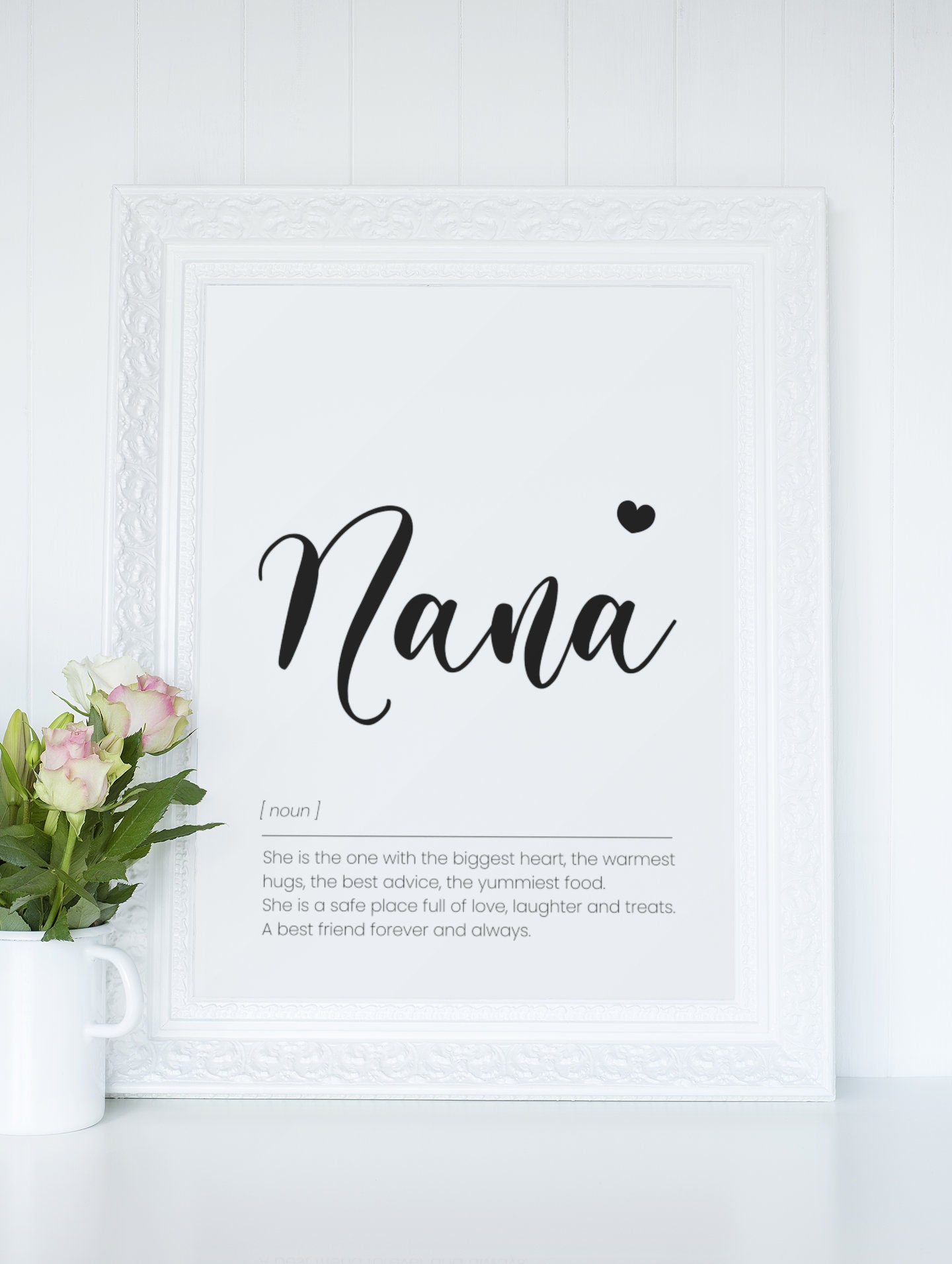 Nana Definition, Nana Mothers Day, Nana Gift, Nana Print, Prints Wall