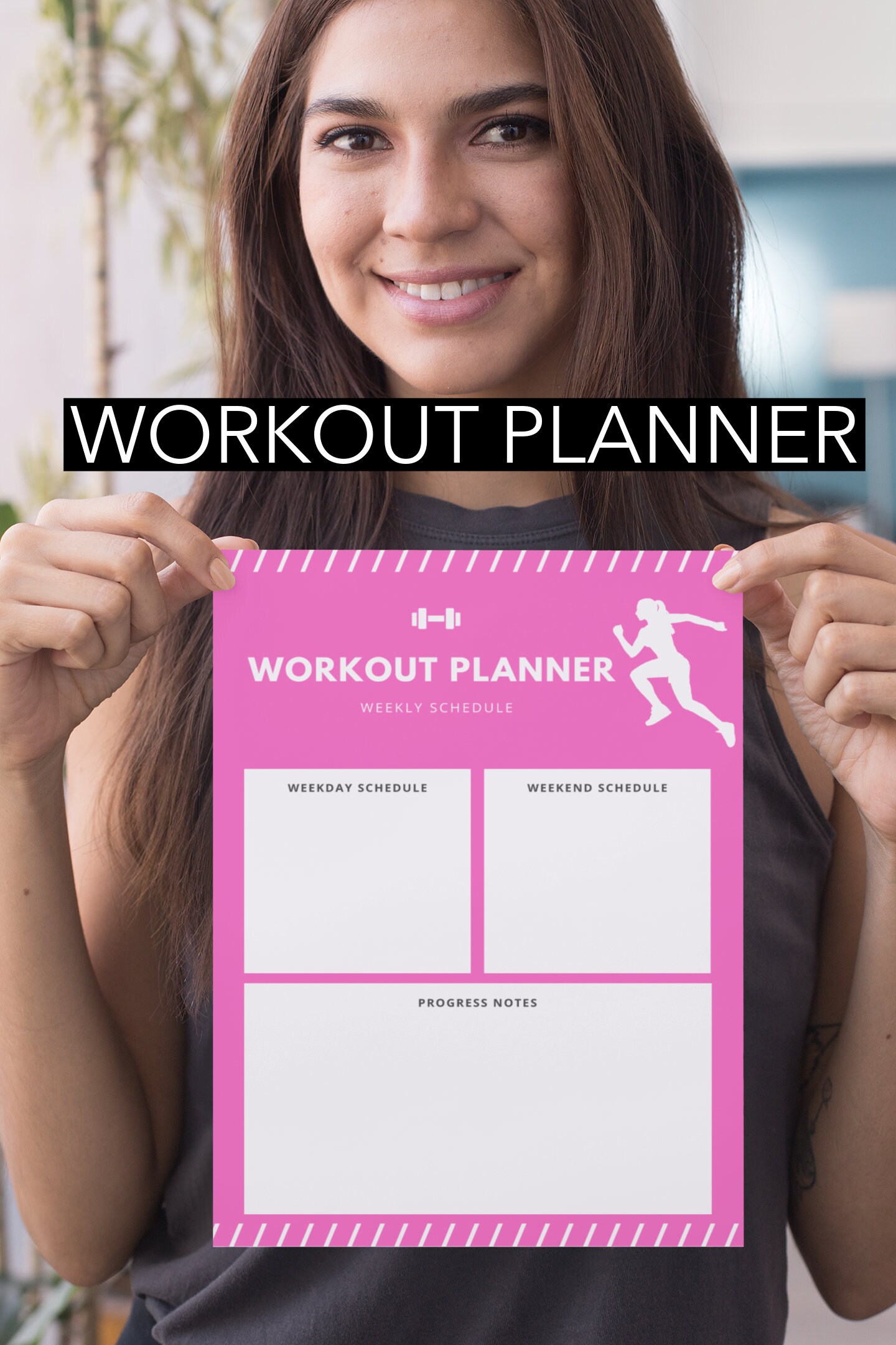 Fitness Workout Planner Printable To Do List Print at Home | Etsy